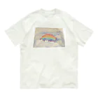 KidsArtの【子どもの絵】空、虹、無限大 Organic Cotton T-Shirt