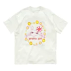 JapaneseArt Yui Shopのpretty girl オーガニックコットンTシャツ