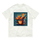 CoffeePixelのPixelBrew Cup（ピクセルブリューカップ） - クリエイティブな一杯で毎日を彩ろう Organic Cotton T-Shirt