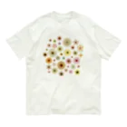 kimchinのやさしい色合いの花柄 Organic Cotton T-Shirt