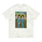 みにゆん　ねこのGirls' Dance in the Blooming Season Organic Cotton T-Shirt