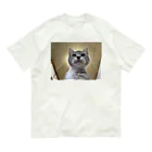 Vegeta_cat22の保護猫ベジータ　神 Organic Cotton T-Shirt