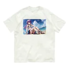 未来アニメスタジオのAIキャラクター15 Organic Cotton T-Shirt