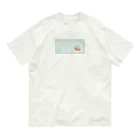 tobushiのアリクイとソファー犬 オーガニックコットンTシャツ