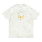 kiki25の眠たいアザラシ オーガニックコットンTシャツ