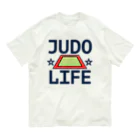 sports_tower スポーツタワーの柔道・JUDO・じゅうどう・グッズ・デザイン・武道・#Tシャツ・柔(やわら)の術・投げ技・固め技・当身技・格闘技・日本・柔術・男子・女子・かっこいい・かわいい・強靭・選手・柔よく剛を制す・世界・柔道場 オーガニックコットンTシャツ