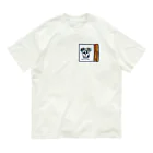 髑髏フラワーの髑髏フラワーグラフィック Organic Cotton T-Shirt