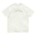 ねこやにわとりやのねこ連山 Organic Cotton T-Shirt