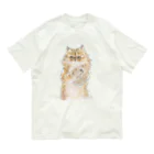 トコロコムギのおねだりにゃんこ Organic Cotton T-Shirt