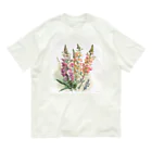 botanicalartAIのキンギョソウ オーガニックコットンTシャツ