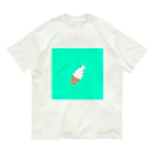 9時のクジラのソフトクリーム オーガニックコットンTシャツ