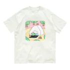 おかだひろみ の へんてこランドSHOPのおにぎりテント オーガニックコットンTシャツ