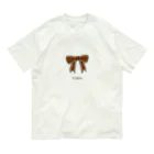 とある丸眼鏡の描き散らしのRIBBON_透明 Organic Cotton T-Shirt