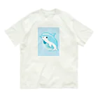 dolphineの癒しのハッピードルフィン　Healing Happy Dolphine オーガニックコットンTシャツ