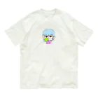 🐑💩 WhiteYeti↝のバブるガム おはぎ オーガニックコットンTシャツ