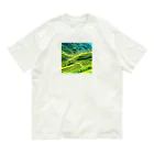 dolphineの日本の原風景　棚田 Organic Cotton T-Shirt