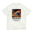 AI-assembleの地球の危機 Crisis on Earth オーガニックコットンTシャツ