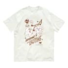 nanaqsaのあいすだいすき!(チョコ) オーガニックコットンTシャツ