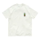 昆虫画のニジイロクワガタ Organic Cotton T-Shirt