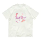 宇宙キャンプのリキッドフォント Magic Potion オーガニックコットンTシャツ