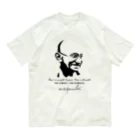 JOKERS FACTORYのGANDHI ver.2 オーガニックコットンTシャツ