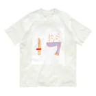 kuhejisanのくへじさんの棒アイス オーガニックコットンTシャツ