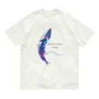 Kinkadesign うみのいきものカワイイShopのニタリクジラ オーガニックコットンTシャツ