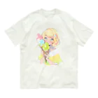 ヤバいTシャツ屋しゃんの夏だ！アイスだ 017 オーガニックコットンTシャツ