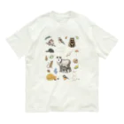 ちなきのこのForest Animal オーガニックコットンTシャツ