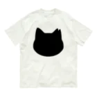 ichinoshopのさくら猫シルエット/ブラック Organic Cotton T-Shirt