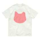 ichinoshopのさくら猫シルエット/ピンク Organic Cotton T-Shirt