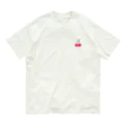 Monet のCherry Girl オーガニックコットンTシャツ