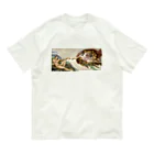 世界美術商店のアダムの創造 / The Creation of Adam Organic Cotton T-Shirt