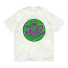 psychedahliaのMeow Meow TRAIN オーガニックコットンTシャツ