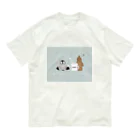 nagisa-ya(なぎさや) ペンギン雑貨のコーヒーとペンひな オーガニックコットンTシャツ