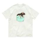 Lichtmuhleのポケットに入るハツカネズミちゃん01 オーガニックコットンTシャツ