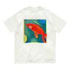 Danke Shoot Coffeeの流星金魚 Organic Cotton T-Shirt