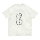 【KOTCH】 Tシャツショップの猫　ライン オーガニックコットンTシャツ