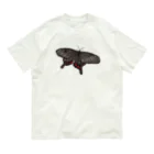 ヒシオのドット絵アゲハモドキ 유기농 코튼 티셔츠