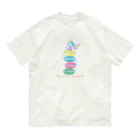 spicemachine-shopのMainichi kodomo macaron オーガニックコットンTシャツ