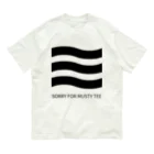 THIS IS NOT DESIGNの生乾き、すみません。SORRY FOR MUSTY TEE Organic Cotton T-Shirt