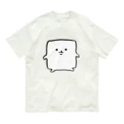 mori yuraのしかくスクエア オーガニックコットンTシャツ