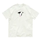 shopえむ。の子牛ちゃん（ツノあり） オーガニックコットンTシャツ