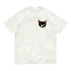 保護ねこカフェ もりねこのボルドーちゃん Organic Cotton T-Shirt