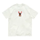 sweetsmailstudioの3Dイラスト　フレンチブルドック Organic Cotton T-Shirt