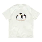 竜の工房・翔 -SUZURI SHOP-のI Love Penguins オーガニックコットンTシャツ