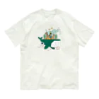 くすのき もんのanimals オーガニックコットンTシャツ