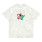 楽しいタカちゃんのくま吉がえる Organic Cotton T-Shirt