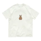 flowerrabbitのゆったりビスカッチャ Organic Cotton T-Shirt