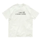 Sano Ami Officalの笑顔は最高のおしゃれ〜毎日をハッピーに！ Organic Cotton T-Shirt